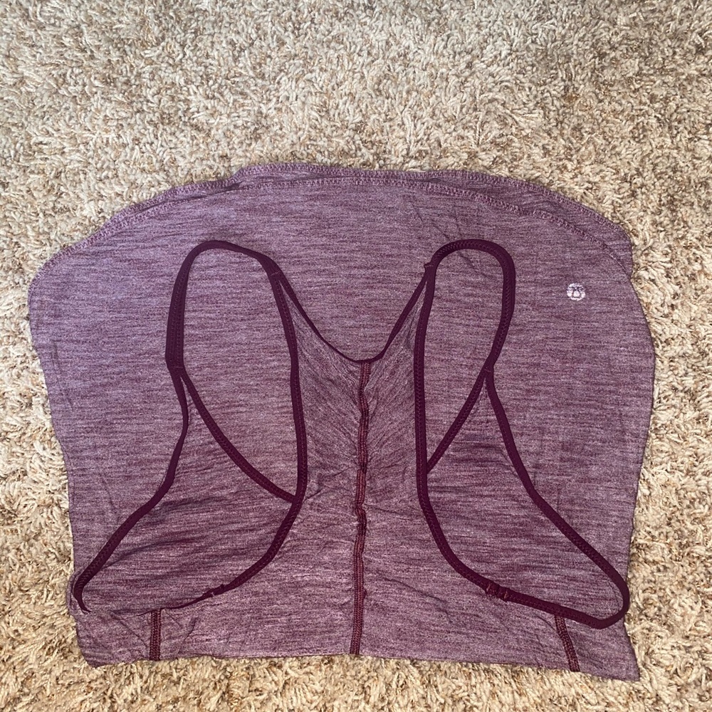 Maroon lulu workout tank